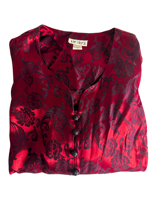 vintage paisley ruby piece