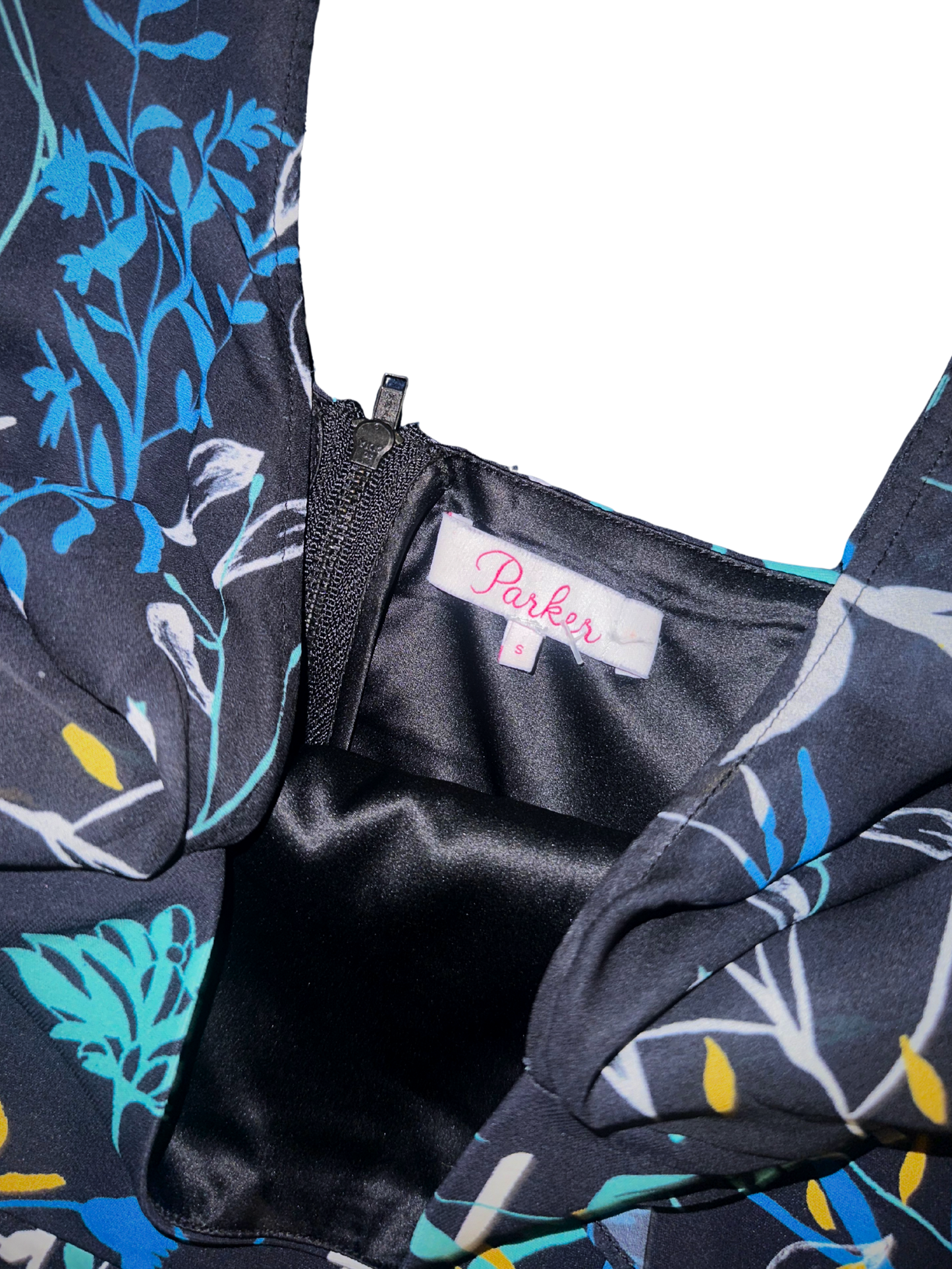 ruffle peplum crepe tank