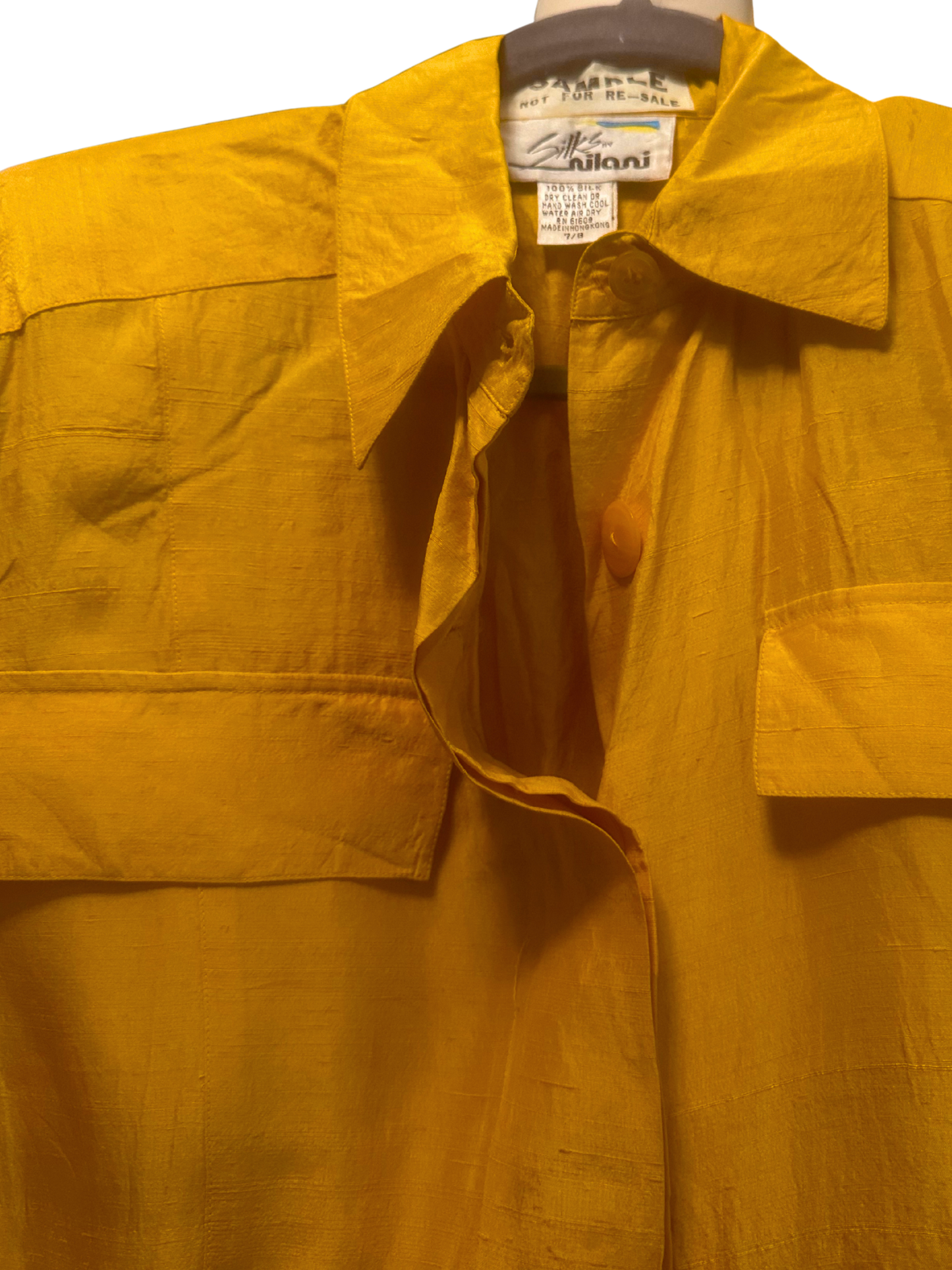 vintage silk gold dress