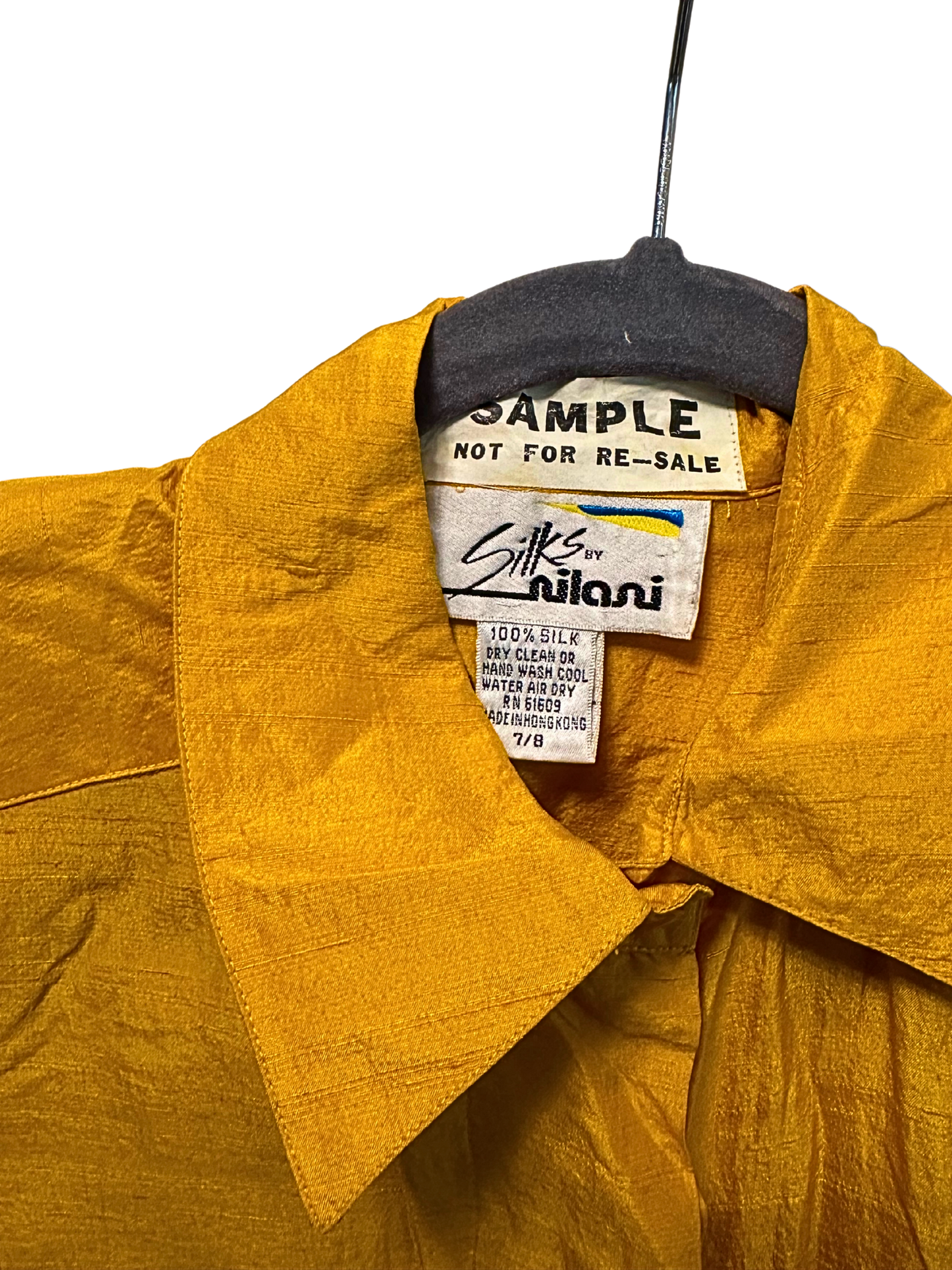 vintage silk gold dress