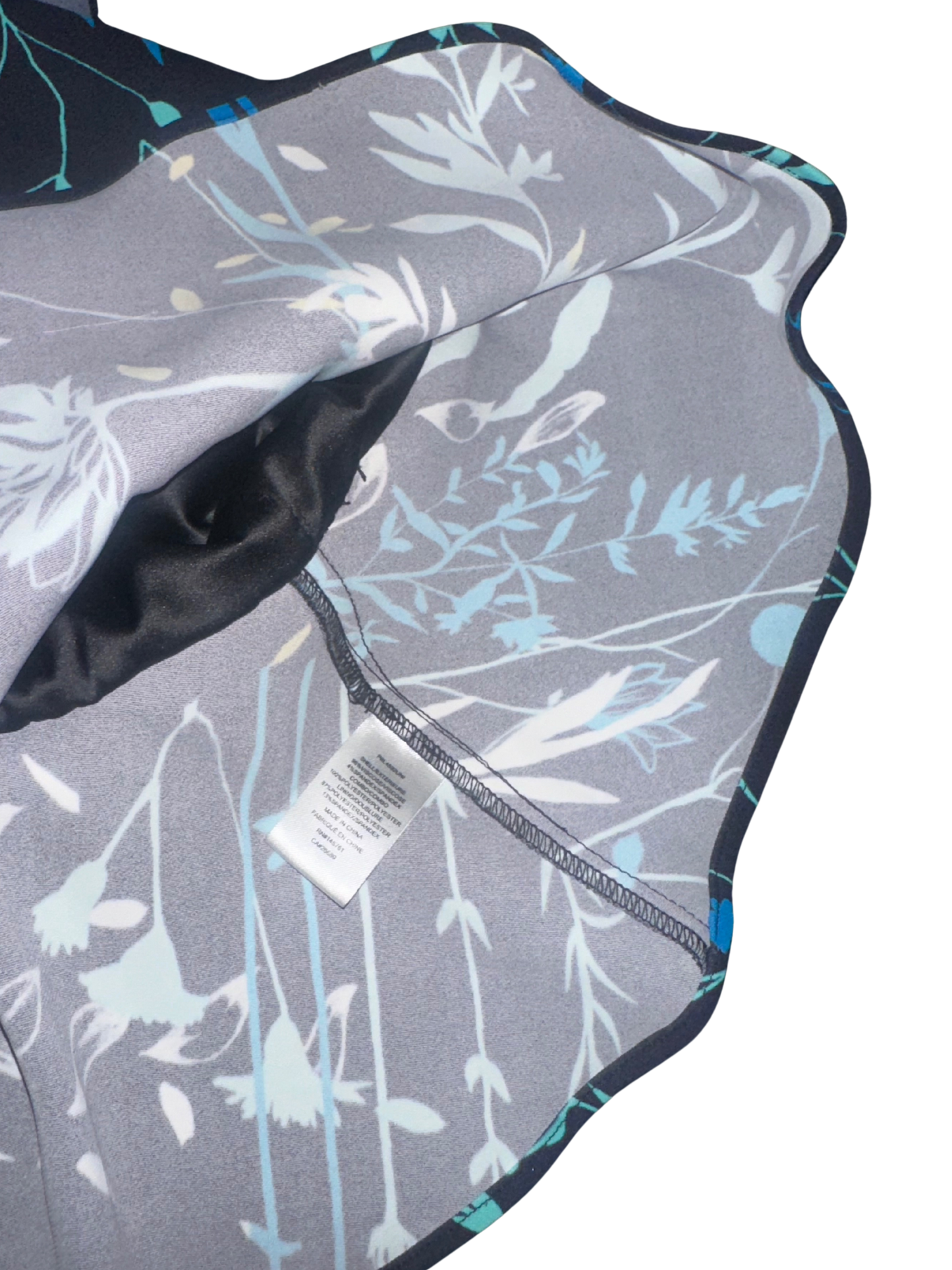 ruffle peplum crepe tank