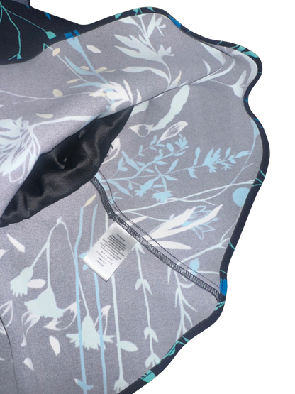 ruffle peplum crepe tank