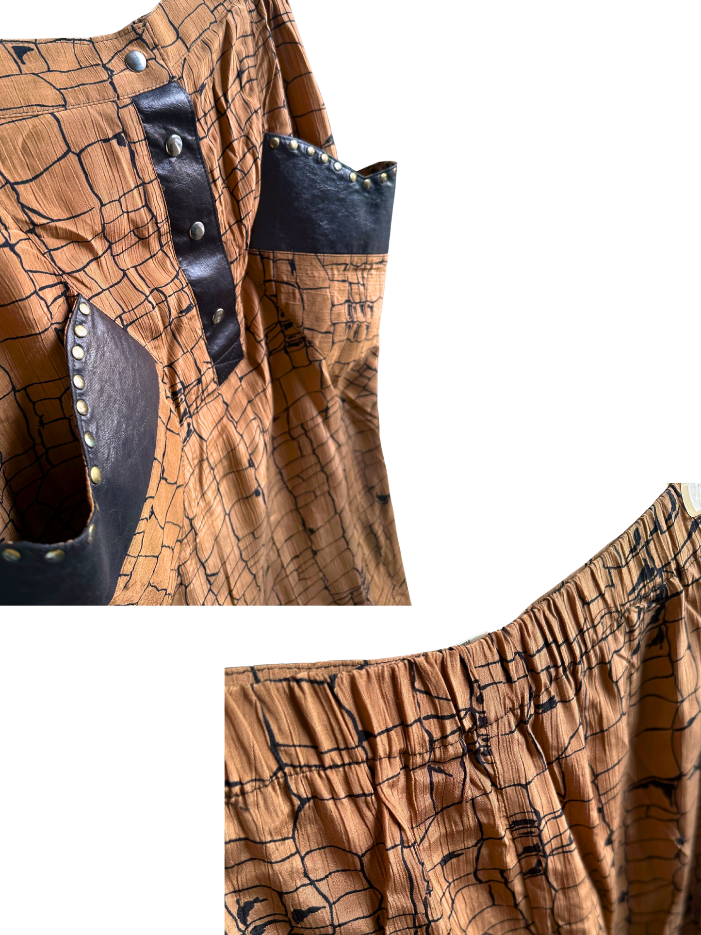 vintage studded skirt