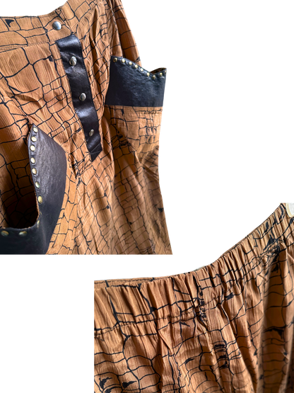 vintage studded skirt