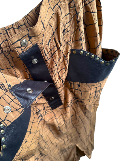 vintage studded skirt
