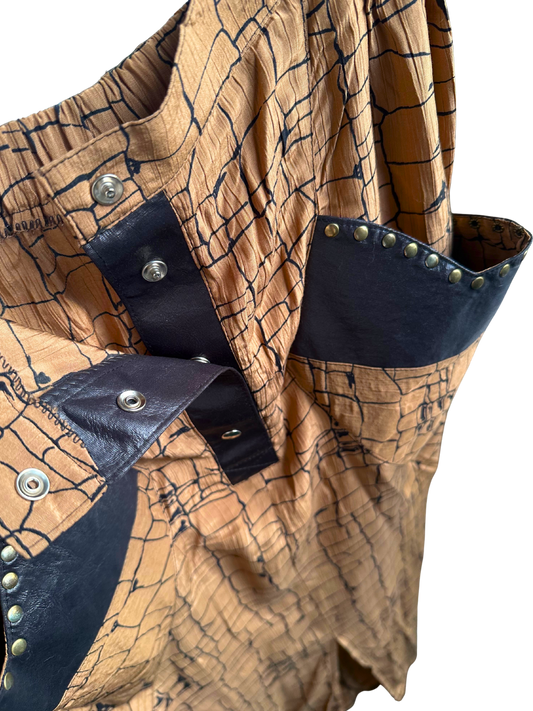 vintage studded skirt