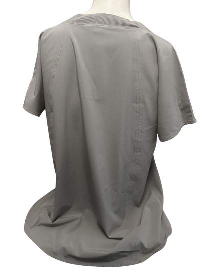 gray workout travel top