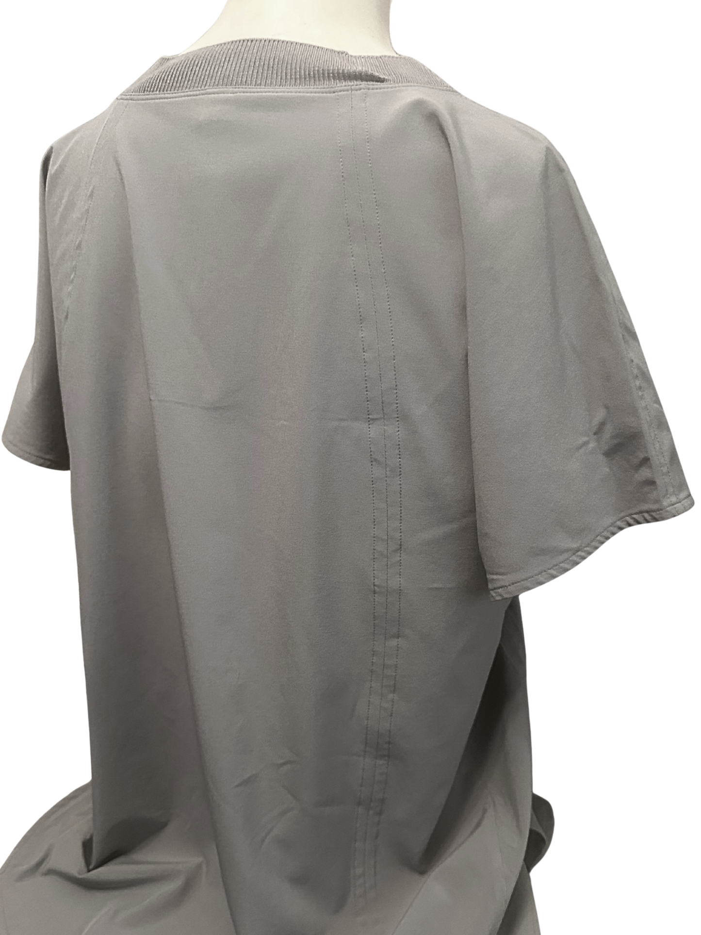 gray workout travel top