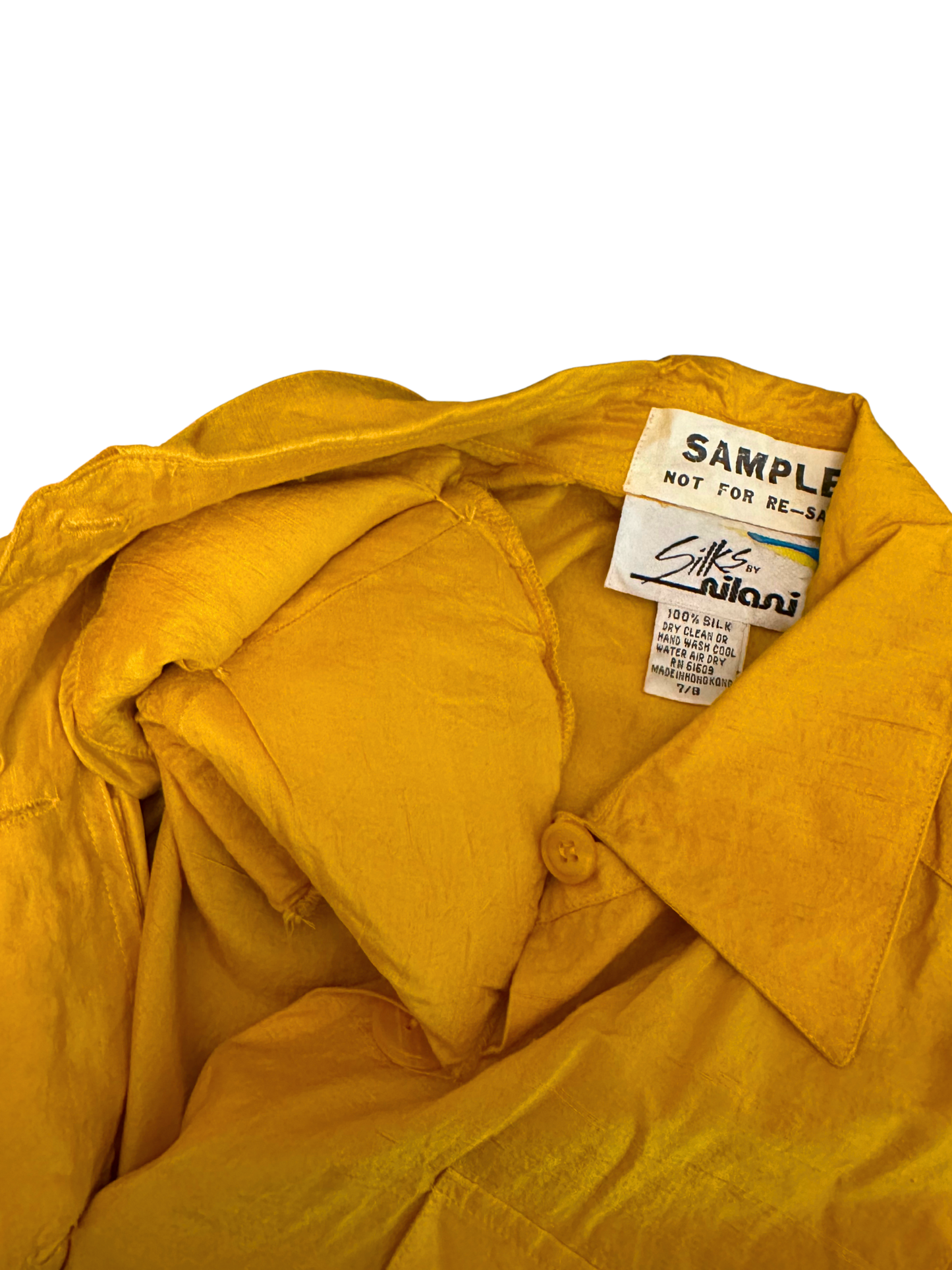 vintage silk gold dress