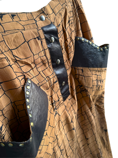 vintage studded skirt