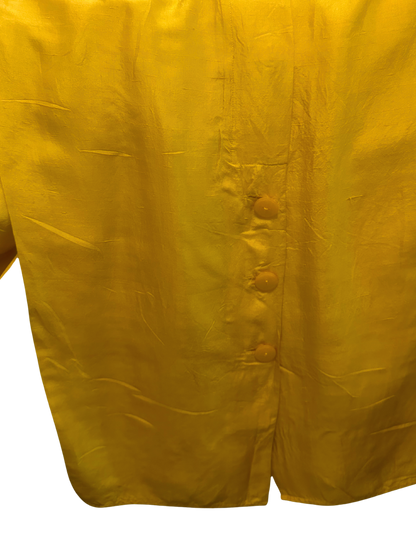 vintage silk gold dress