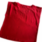 100% silk red blouse