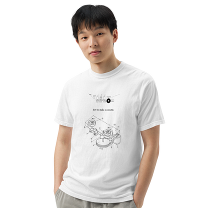 "how to make a cassette" tee ver. 1